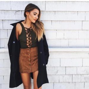 Olive Green LF Bodysuit NEW